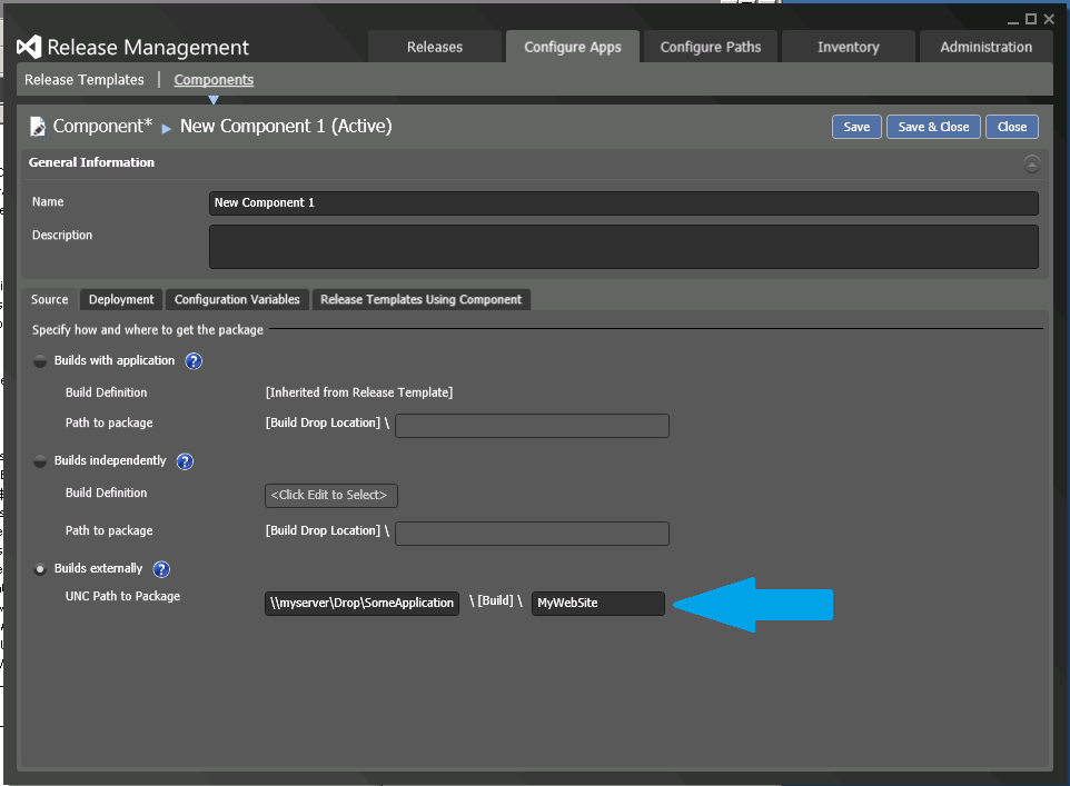 Release Management Update 2 Component UI