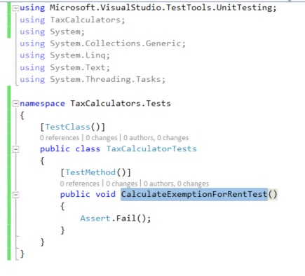 CreateUnitTest