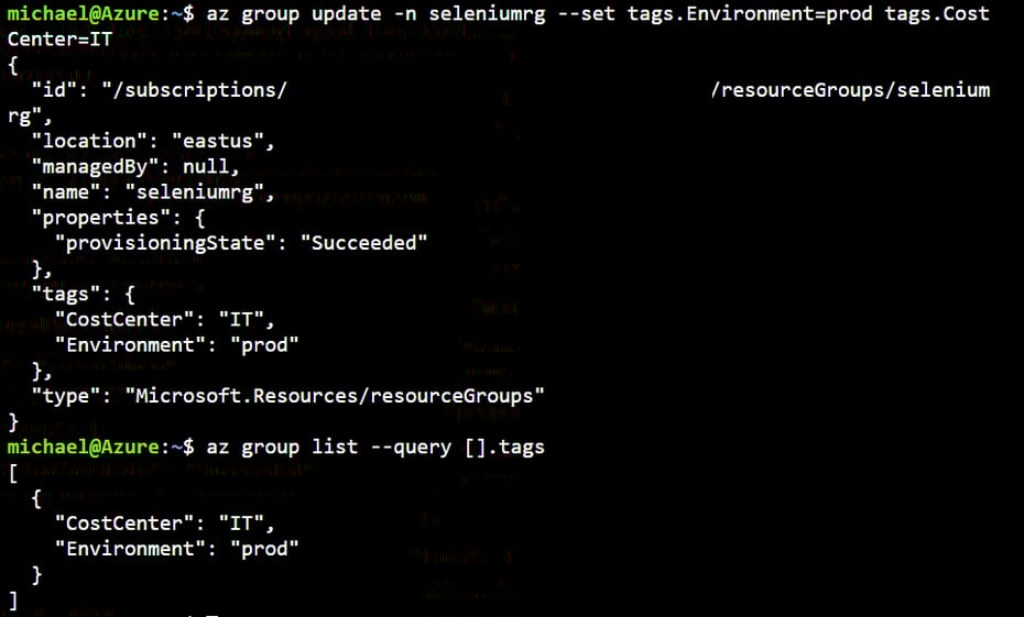 Resource Lifecycle Management with Azure Tagging